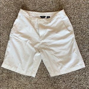 White Callaway shorts.